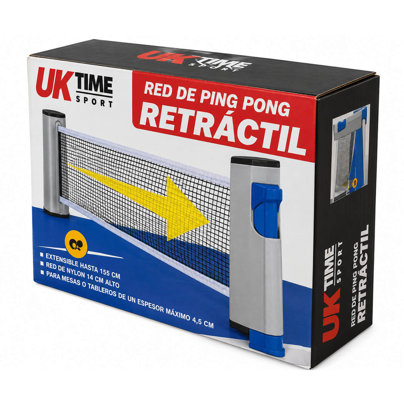Red y Soporte Retráctil UKTIME 5